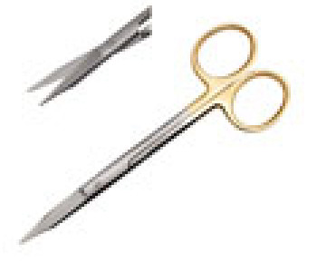 Scissors with Tungsten Carbide Inserts